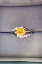 1 Carat Moissanite 925 Sterling Silver Ring - Ladyez