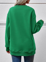 THE HELL I WON'T Round Neck Long Sleeve Sweatshirt - Ladyez
