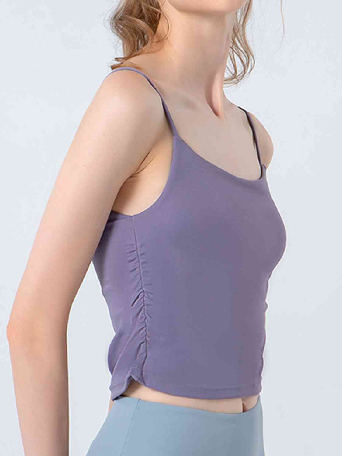 Ruched Sports Cami - Ladyez