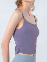 Ruched Sports Cami - Ladyez