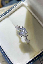 2 Carat Moissanite 925 Sterling Silver Ring - Ladyez