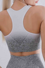 Gradient Racerback Sports Bra - Ladyez