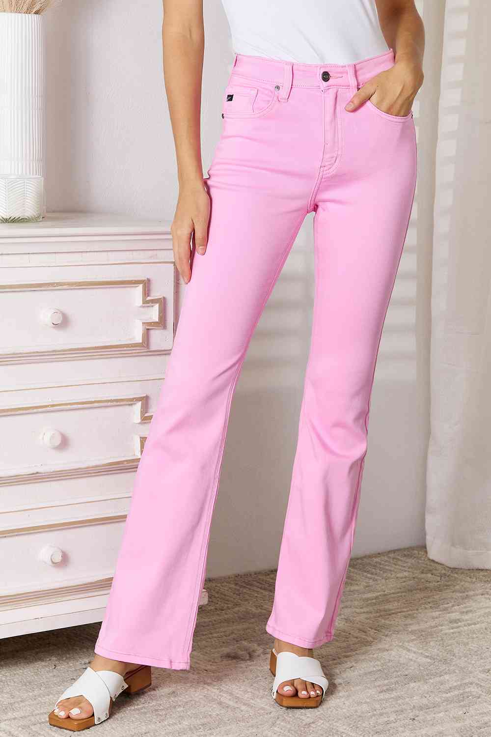 Kancan High Rise Bootcut Jeans - Ladyez