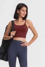 Feel Like Skin Scoop Neck Sports Cami - Ladyez