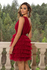 One-Shoulder Sleeveless Dress - Ladyez