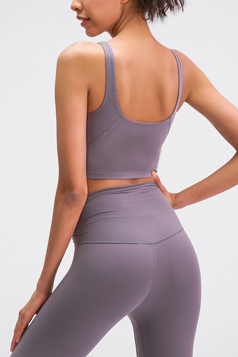 Scoop Back Sports Bra - Ladyez