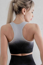 Gradient Racerback Sports Bra - Ladyez