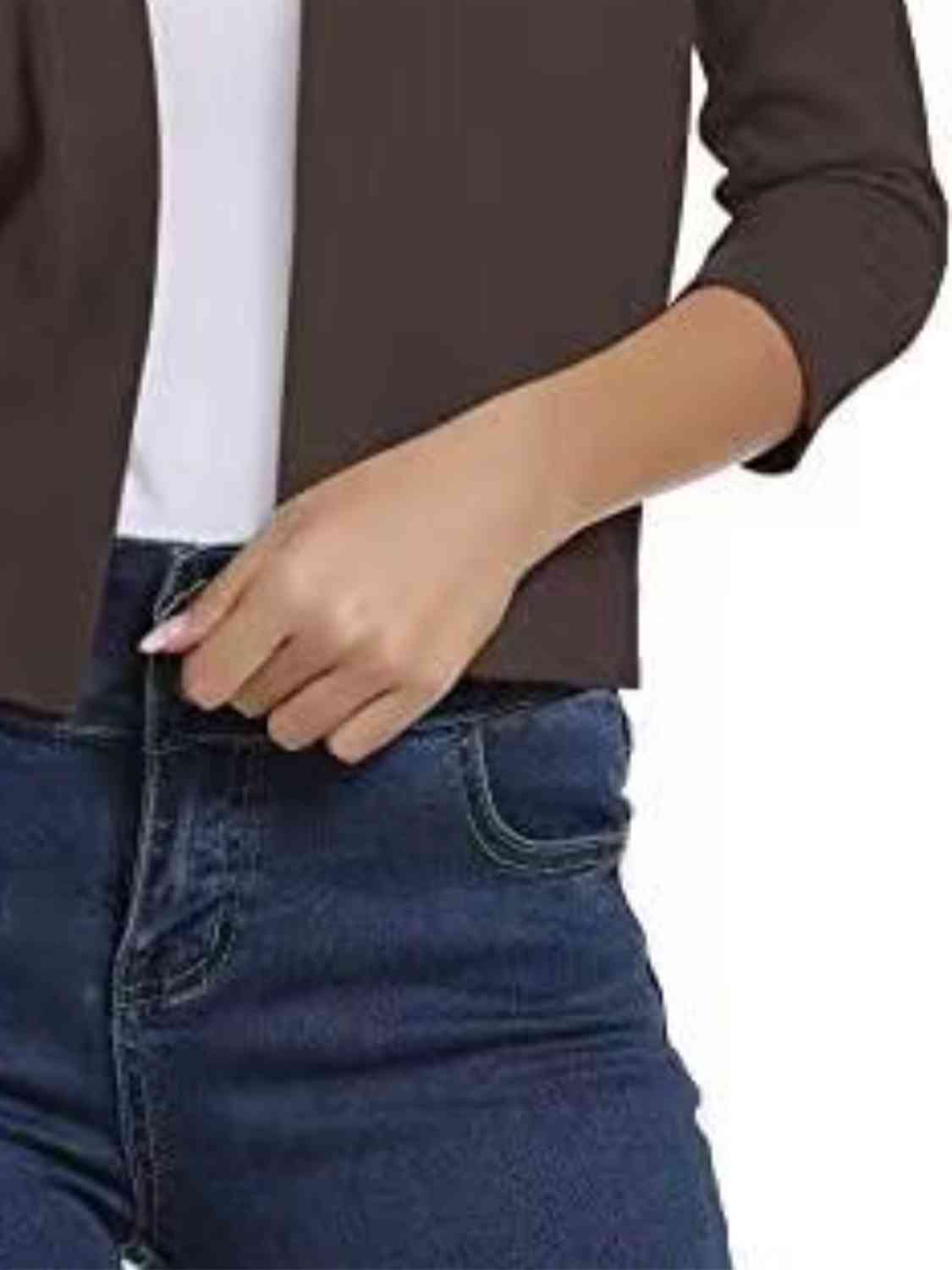 Open Front Cardigan - Ladyez