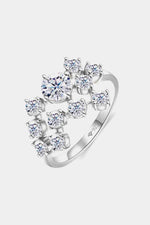 1.2 Carat Moissanite 925 Sterling Silver Ring - Ladyez