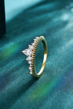 Crown Shape Moissanite Ring - Ladyez