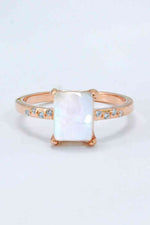 Square Moonstone Ring - Ladyez