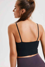 Feel Like Skin Scoop Neck Sports Cami - Ladyez